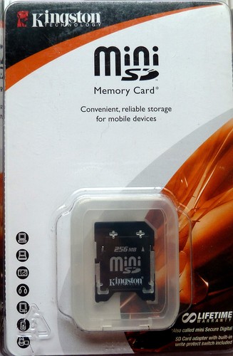 Scheda memoria mini 256 - mini, sd