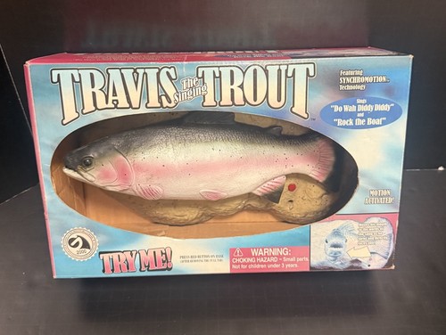 Gemmy travis the singing trout - travis,