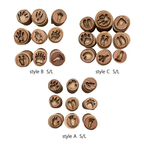 Set timbri legno da - timbri,