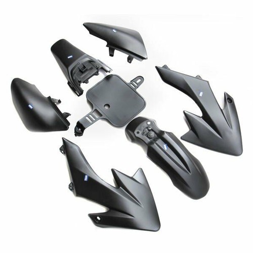 Set carene nero opaco pit - t,