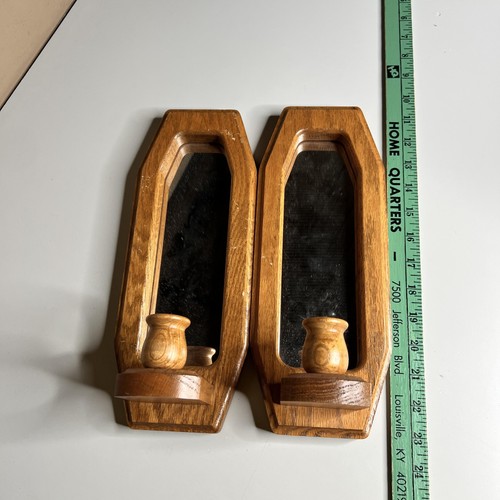 Specchi accento parete legno