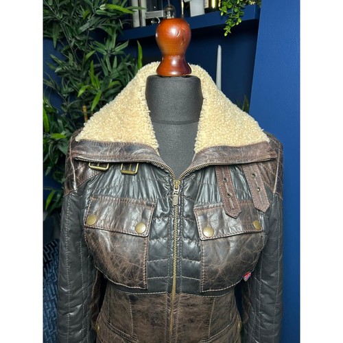 Belstaff gold label pelle - gold,