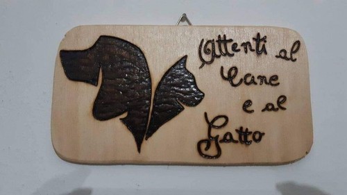 Attenti cane al gatto - attenti,