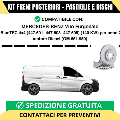 Kit freni posteriori per - freni,