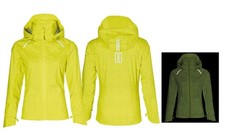 Giacca antipioggia per Bici Basil Skane HiVis, Neon Giallo, taglia M, Donna