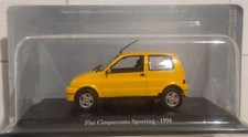 FIAT CINQUECENTO SPORTING 500 1994 NOREV 1/43 GIALLO - SIGILLATO BOX CLOSED, NEW