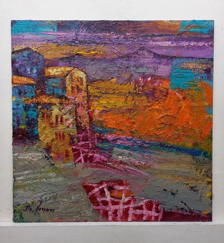 Dipinto quadro paesaggio - dipinto,