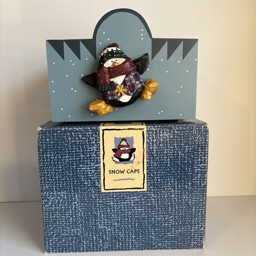 Scatola pinguino legno - scatola,