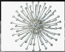 Lampadario Pistillo, originale anni 70, cm 60, da soffitto, parete e da tavolo