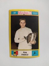 FIGURINA MUNCHEN 72 PANINI XX OLYMPIADE ROMANIA PASCU n 41 DA RECUPERO