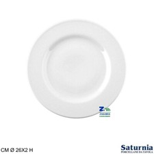 PIATTO SATURNIA PIANO CM 26X2