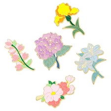  5 Pcs Spilla Fiore Per