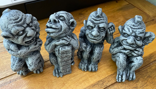 Set piccole statue troll - set,