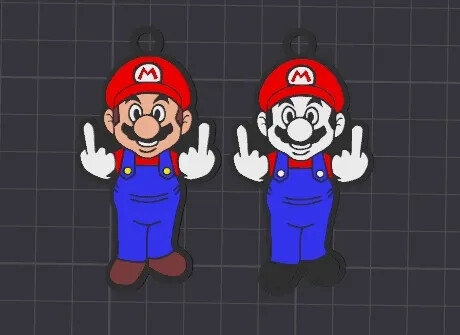 Portachiavi super mario bros - mario,