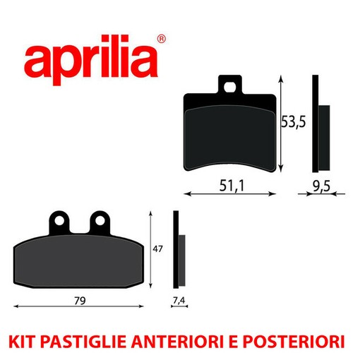 Kit pastiglie freno - kit,
