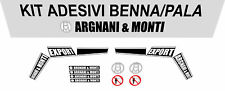 KIT ADESIVI DECALCOMANIA BENNA ARGNANI E MONTI