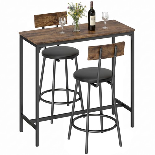 Homcom set tavolo bar 3 - set,