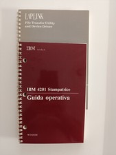 Manuali IBM e Laplink per Stampante e File Transfer -Collezione