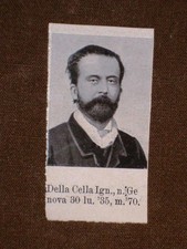 Garibaldino Mille Garibaldi Della Cella Ignazio di Genova e Coelli Carlo