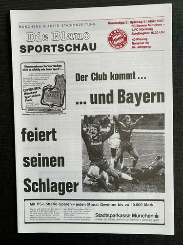 Bayern münchen 1 - 86/87,