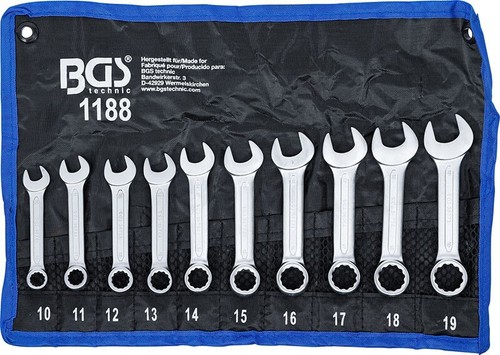 Set pezzi chiavi combinate - 10,