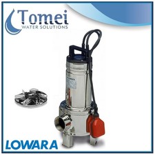 Elettropompa sommersa acque sporche DOMO10VX 0,75kW 230V Vortex c/Gallegg Lowara