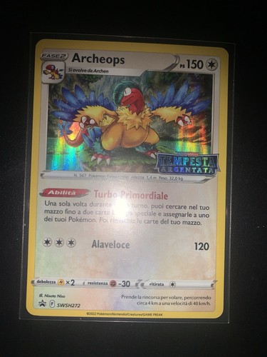 Swsh272 archeops holo promo - archeops,