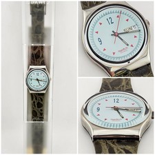 Swatch Gent GX708 One Step 1991 Vintage Original Watch NOS Swiss Made
