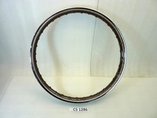 Cerchio moto epoca 19 x 1,6 36 fori marrone profili oro canale esterno 59,7 m...