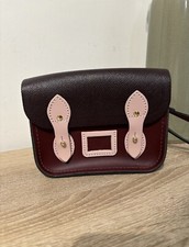 The Cambridge Satchel Company The Tiny Saffiano Oxblood Pink Borgogna Immacolata