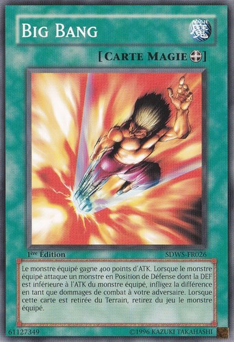 Big bang sdws fr026 carte - bang,