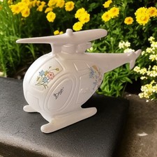 Statuina elicottero ceramica