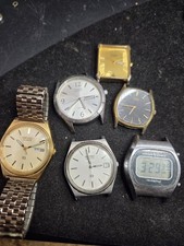 6 VINTAGE SEIKO WRISTWATCHS