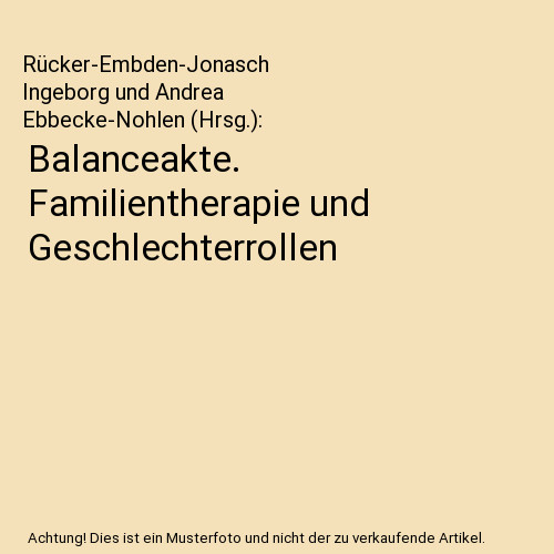 Balanceakte familientherapie - balanceakte.,