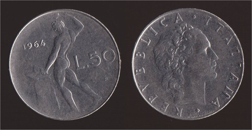 Lire 1964 vulcano - 50,