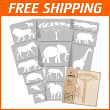 Stencil per Decorazione Cameretta Bambini, Arredamento da Parete Artigianale Fai da Te