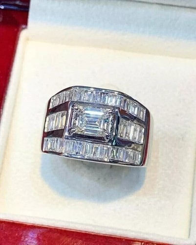 Anello uomo ct - ct, smeraldo