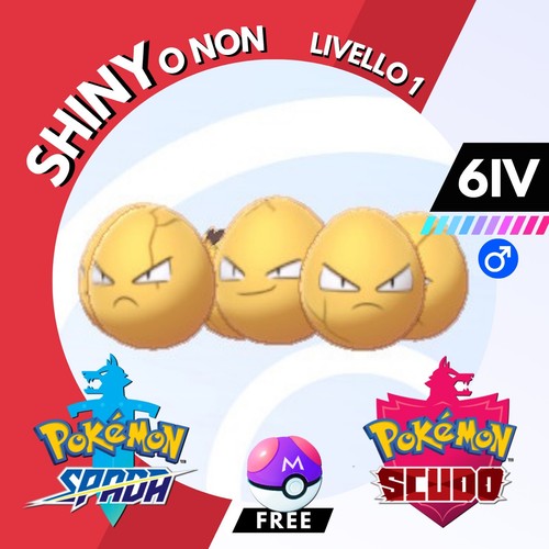 Exeggcute shiny non - shiny, iv