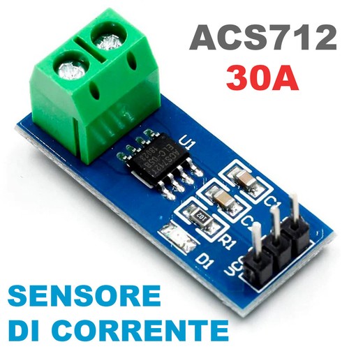 Acs712 30a modulo - acs712, sensore
