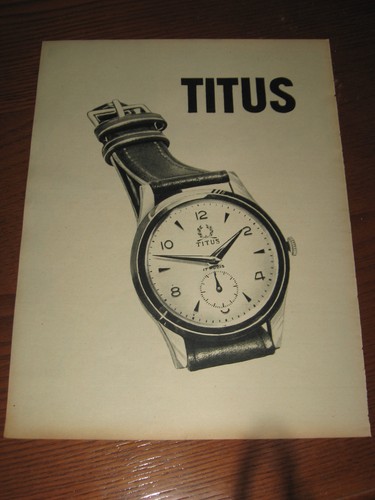 146 titus orologio watch anni - *146=titus,