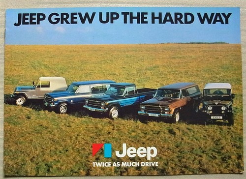 Brochure vendita jeep range - vendita, uk