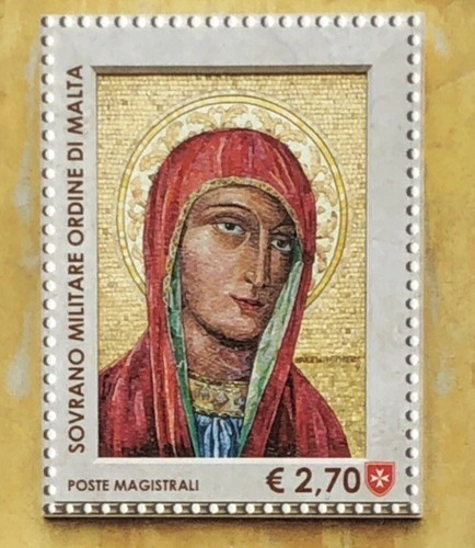 Smom 2022 francobollo madonna - francobollo,