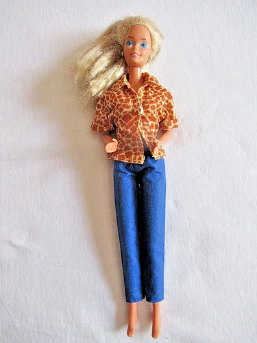 Barbie pantalon bleu et - barbie, en