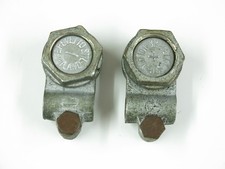 2x Morsetti Elettrici Batteria Fiat Lancia Alfa Romeo Ricambi Auto Epoca