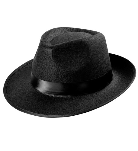 Cappello gangster nero - gangster,