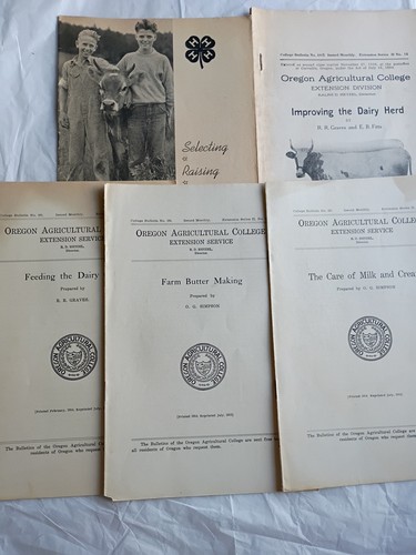 Lot antique dairy - of,