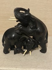 Vintage Coppia di Elefanti in