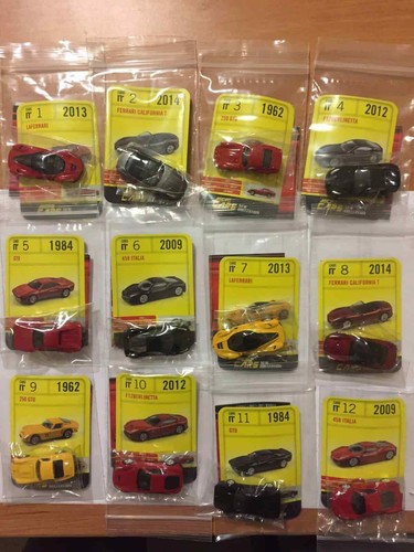 Die cast 100 ferrari - cast, micro