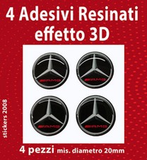 4 Adesivi 3D Resinati MERCEDES