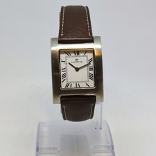 Orologio polso Lorenz unisex cassa acciaio quadrata mov. quarzo usato